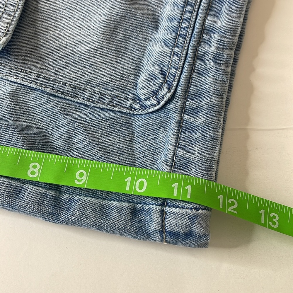 Austin Landing High Rise Denim Shorts Bermuda Length Size 11 - Picture 15 of 16